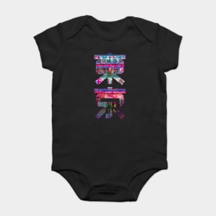 Tokyo Kanji Hot Pink Baby Bodysuit